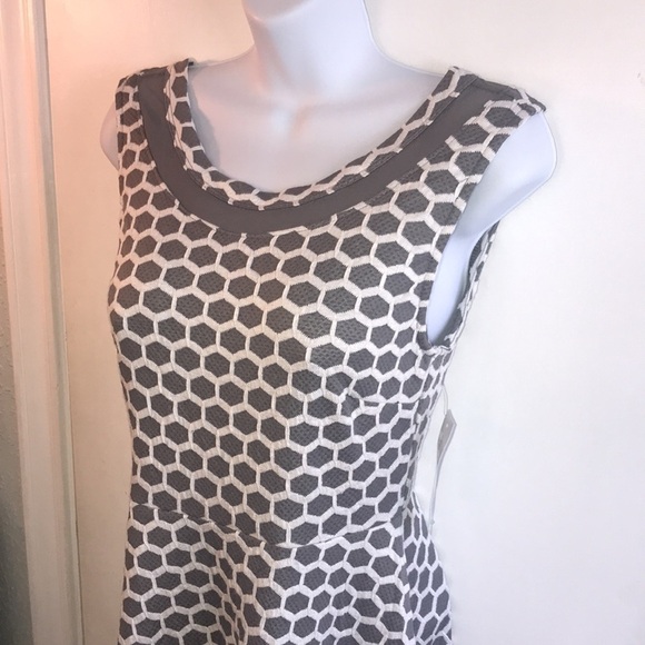 NWT Stitchfix Pixley Gray Millie Textured Knit Dress Size Small - Picture 9 of 16